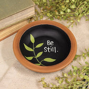Be Still Mini Wooden Bowl