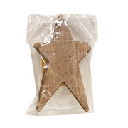 Unfinished Wooden Primitive Stars - 4.5" (6 Pack)