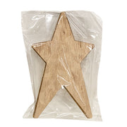 Unfinished Wooden Primitive Stars - 6" (6 Pack)