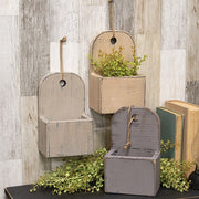 Distressed Farmhouse Colors Vertical Wall Pocket  (3 Count Assortment)