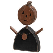 Carved Wooden Wobble Head Jacko Sitter