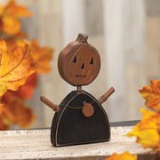 Carved Wooden Wobble Head Jacko Sitter