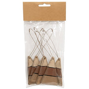 Wooden Candy Corn Ornaments (Set of 6)