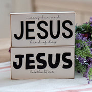 Jesus Kind of Day Block Sign  (2 Count Assortment)