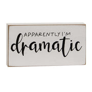 Dear Life - WTH? Block Sign  (2 Count Assortment)