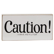 Not For Everyone Block Sign  (2 Count Assortment)