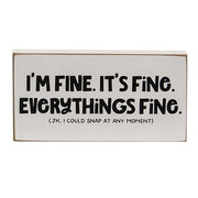 It Is What It Is Block Sign  (2 Count Assortment)