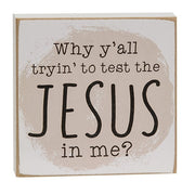 Jesus Today Square Block  (3 Count Assortment)