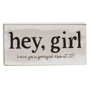 Stronger Than Your Struggle Block Sign  (3 Count Assortment)