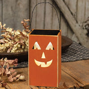 Distressed Wooden Jack O' Lantern Luminary