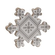 Let It Snow Sweater Snowflake Chunky Sitters (Set of 2)