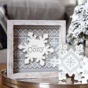 Get Cozy Snowflake Sweater Frame