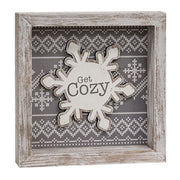 Get Cozy Snowflake Sweater Frame