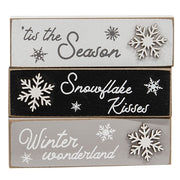 Tis the Season Snowflake Mini Block  (3 Count Assortment)