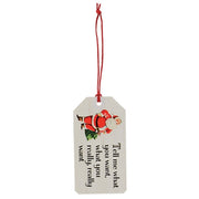 Don't Stop Believin Santa Gift Tags (Set of 4)