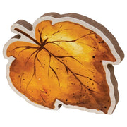 Chunky Wood Fall Leaf Sitter  (3 Count Assortment)