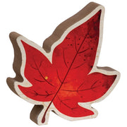 Chunky Wood Fall Leaf Sitter  (3 Count Assortment)