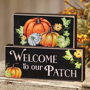 Welcome to Our Patch Stacking Blocks (Set of 2)