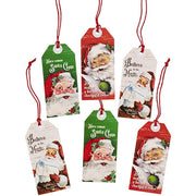 Vintage Santa Gift Tags (Set of 6)