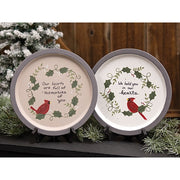Hearts Full of Memories Cardinal Plate  (2 Count Assortment)