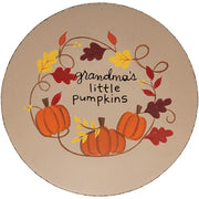 Blessed Grandma Fall Leaves Plate  (3 Count Assortment)