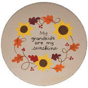 Blessed Grandma Fall Leaves Plate  (3 Count Assortment)