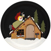 Snowman & House Plate  (3 Count Assortment)
