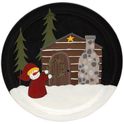 Snowman & House Plate  (3 Count Assortment)