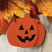 Layered Wood Jack O'Lantern Ornament