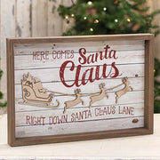 Here Comes Santa Claus Sleigh Ride Frame