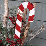 Candy Cane Planter Stake Topper - 13.5"H x 6"W