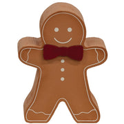 Extra Chunky Wooden Bow Tie Gingerbread Sitter