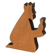 Natural Wood Silhouette Nativity (Set of 7)