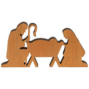 Natural Wood Silhouette Nativity (Set of 7)