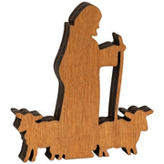 Natural Wood Silhouette Nativity (Set of 7)