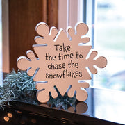 Time To Chase the Snowflakes Chunky Sitter