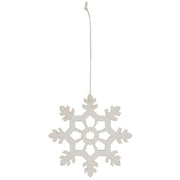 Sparkle Snowflake Ornament - 3.5"  (4 Count Assortment)