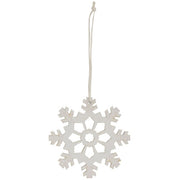 Sparkle Snowflake Ornament - 3.5"  (4 Count Assortment)