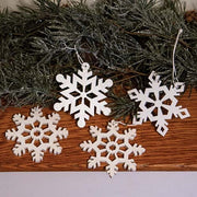 Sparkle Snowflake Ornament - 3.5"  (4 Count Assortment)