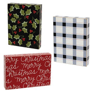 Nesting Christmas Gift Box Risers (Set of 3)