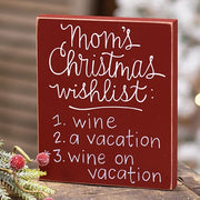 Mom's Christmas Wishlist Block