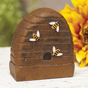 Carved Wooden Bee Skep
