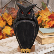 Carved Wooden Primitive Owl