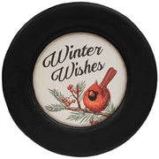 Winter Wishes Cardinal Plate  (3 Count Assortment)