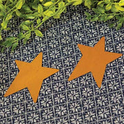 Rusty Tin Stars - 3" (2 Pack)