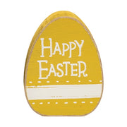 Distressed Wood Happy Easter Bunny Chunky Sitters (Set of 3)