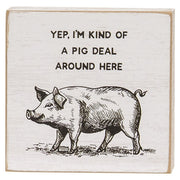 Sheep Happens Square Block  (3 Count Assortment)