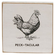 Peck-Tackular 4" Square Block  (3 Count Assortment)