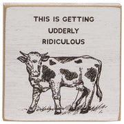 Udderly Ridiculous Square Block  (3 Count Assortment)