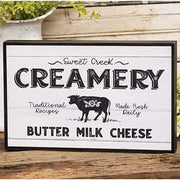 Sweet Creek Creamery Box Sign